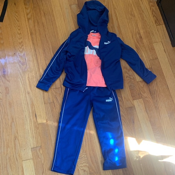 Puma Track Suit Outfit Set Size 5 - Picture 1 of 5